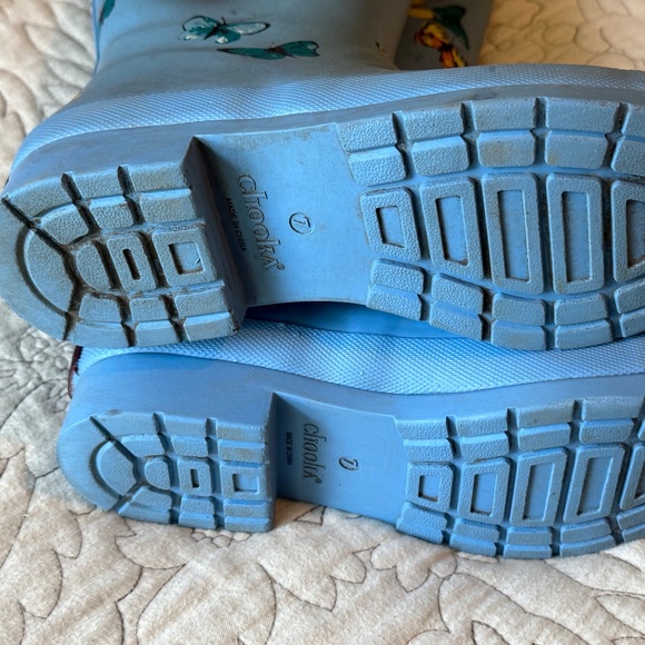 Chooka Brianne Rain Boot Butterflies, 7 - Picture 6 of 6